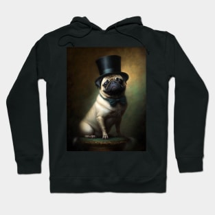 Royal Portrait of a Pug Hoodie